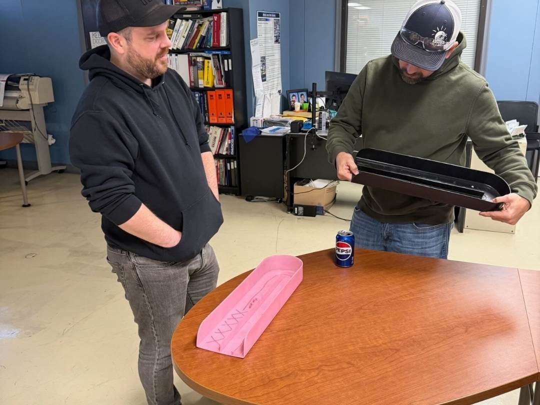 U-Beverage tray with organized cans & bottles